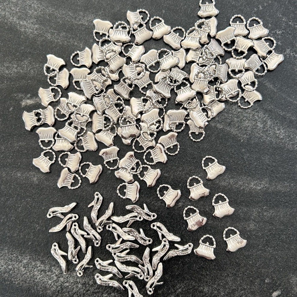 👠👛Charms and more charms 👜👡 heels and handbags 💕 craft supplies 💕 projects